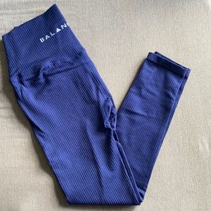 Balance Athletica ribbed and seamless leggings.